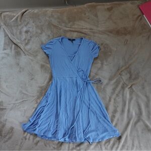 Forever 21 Blue V-Neck Sundress
